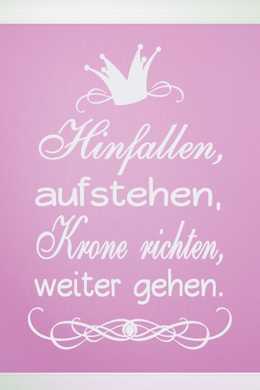 Ich schmeiß alles hin und werd Prinzessin …